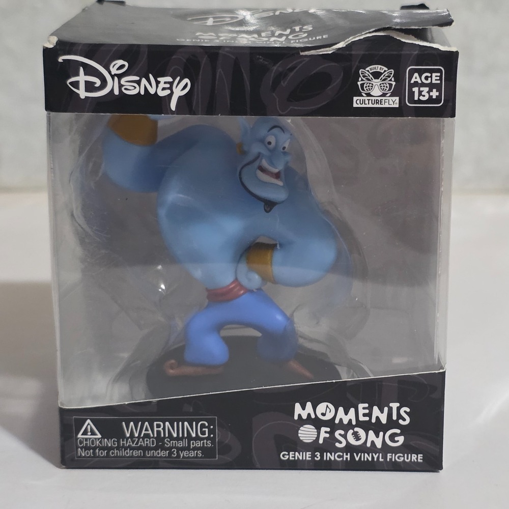 Culture Fly Disney Moments of Song Genie Aladdin 3" Vinyl Figure New